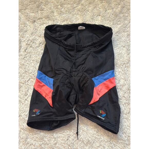 Mens Medium Bellwether Padded Bike Shorts Compression Bicycle - Picture 1 of 5